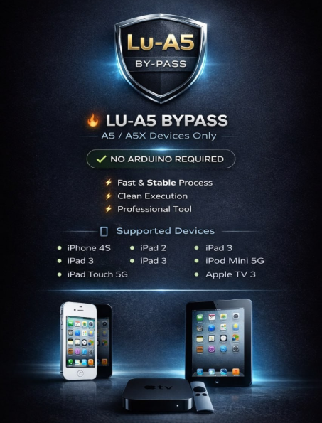 LU WIFI  - A5 Bypass Tool No Arduino✅️